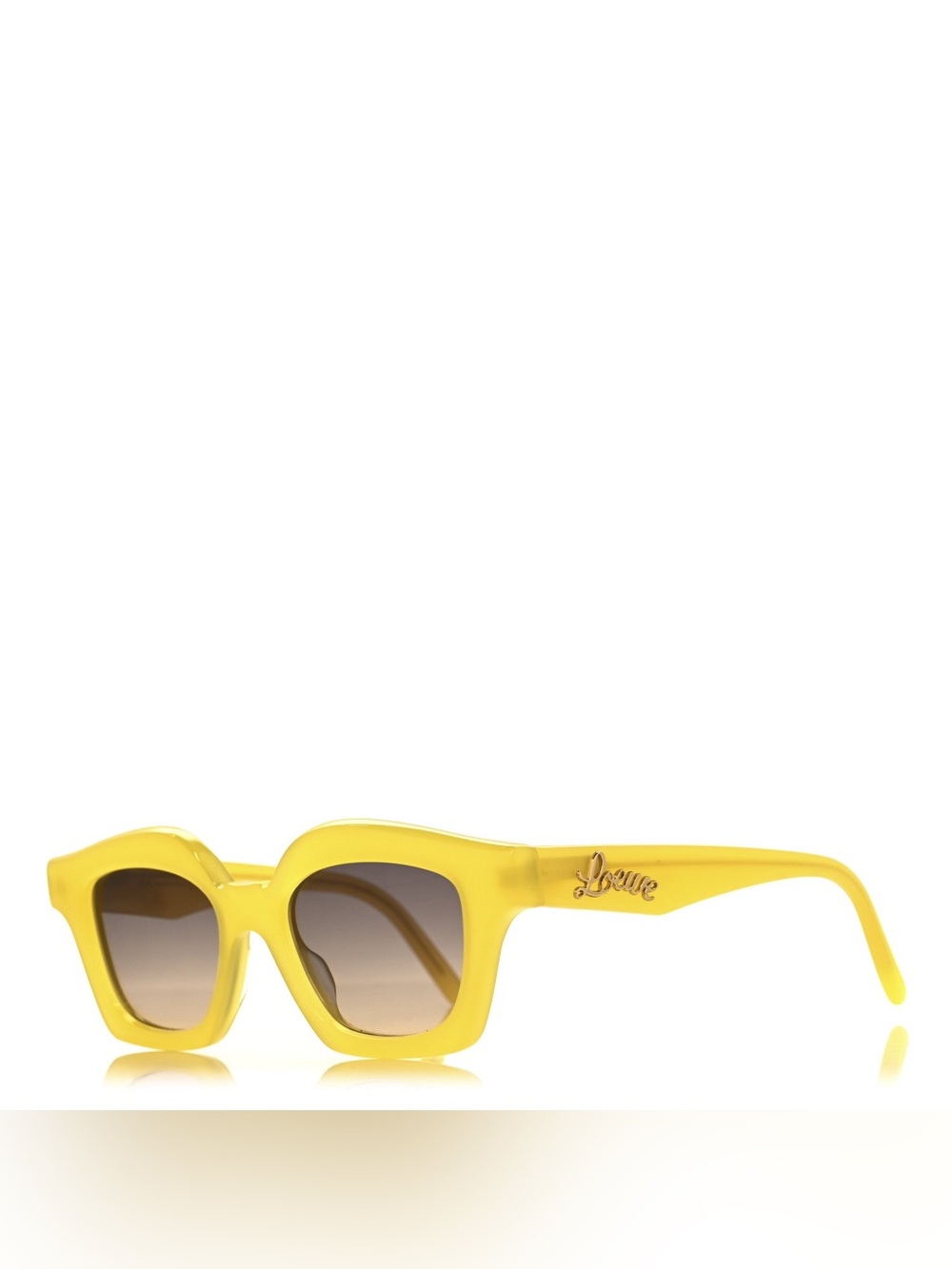 LOEWE Acetate Sunglasses LW40078I Yellow